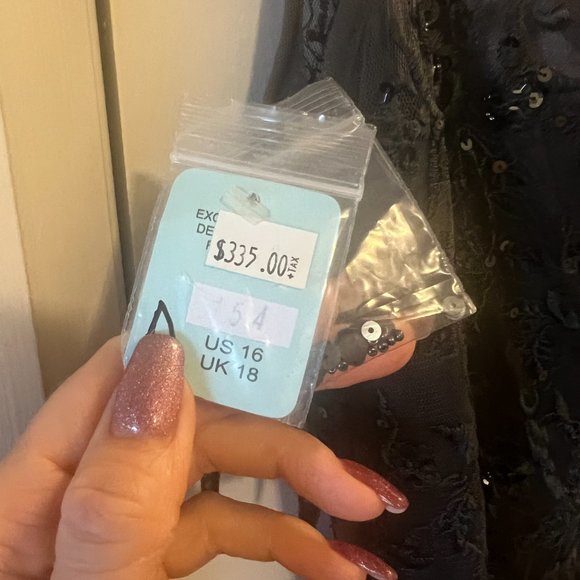 Prom Dress New Mori Lee With Tag Chic satin Grey Colour - Picture 4 of 7